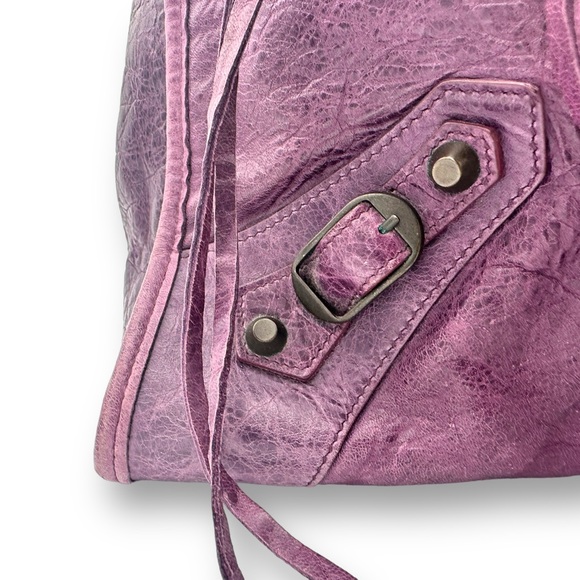 Balenciaga Work Bag Duffle Travel Jumbo Moto City Tote w Mirror - Picture 5 of 15